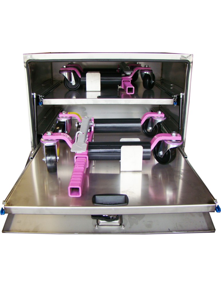 COFFRE INOX A PORTE LARGEUR 800 SPECIAL CHARIOT