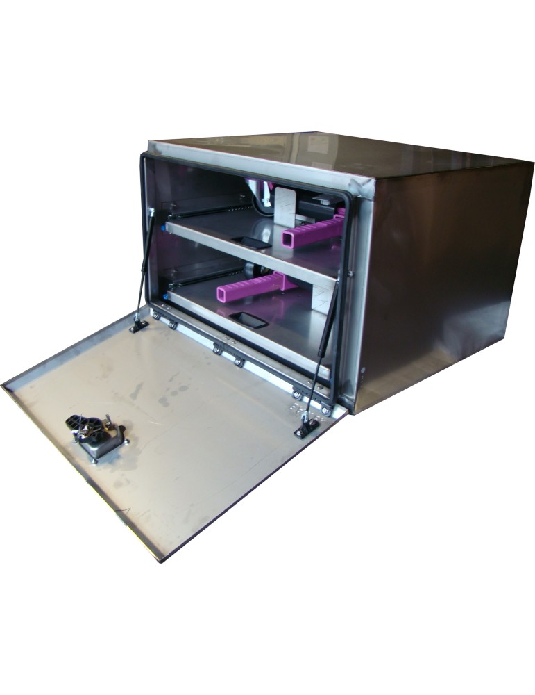 COFFRE INOX A PORTE LARGEUR 800 SPECIAL CHARIOT