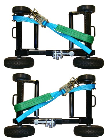 PAIRE DE CHARIOTS FOURRIERE