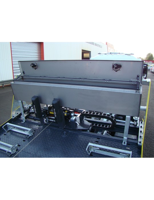 COFFRE INOX TRANSVERSAL LARGEUR 2000