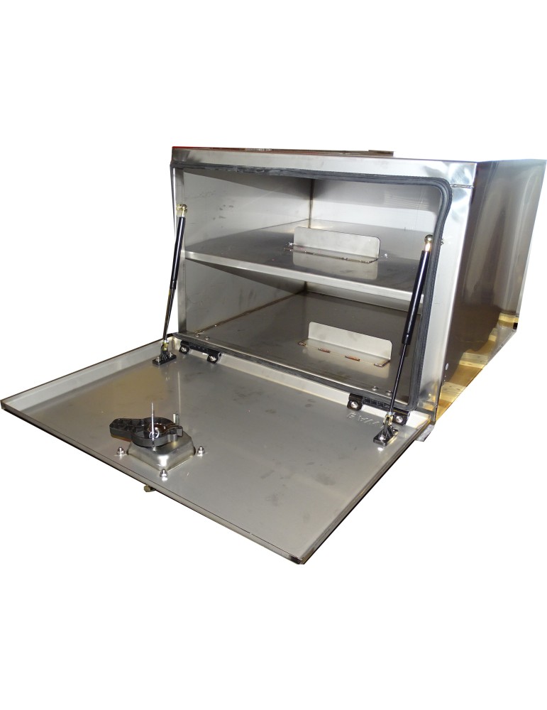 COFFRE INOX ETAGERE A PORTE LARGEUR 800 CHARIOT GO-JACK 5000