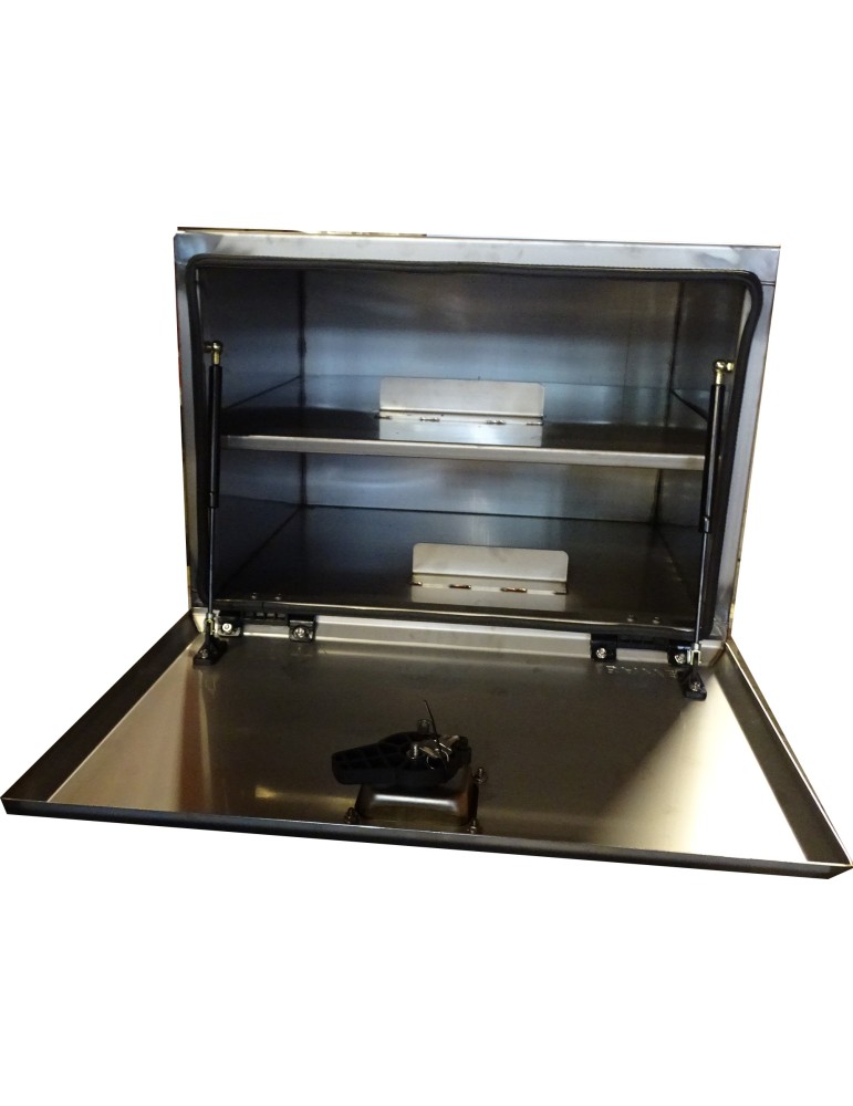 COFFRE INOX ETAGERE A PORTE LARGEUR 800 CHARIOT GO-JACK 5000