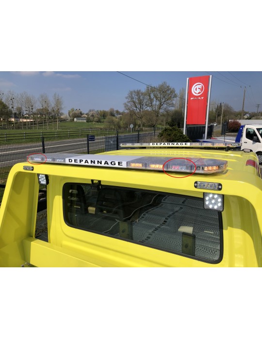 RAMPE SIGNALISATION 1780 SKY AIR 22 FEUX A LEDS RAPPEL FEUX
