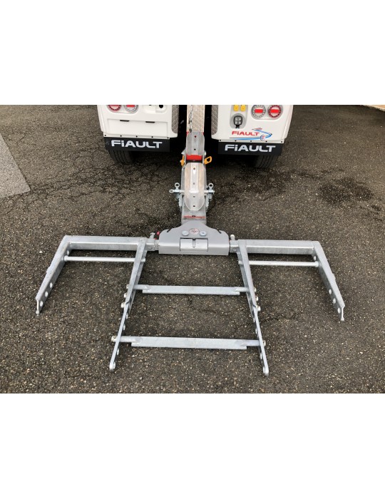 KIT PORTE MOTO AVEC REGLAGLE POUR PANIER DE REMORQUAGE 