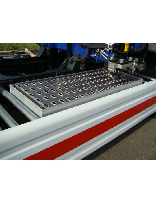 BAC DE RANGEMENT EN ALUMINIUM POUR RAMPES 1250MM
