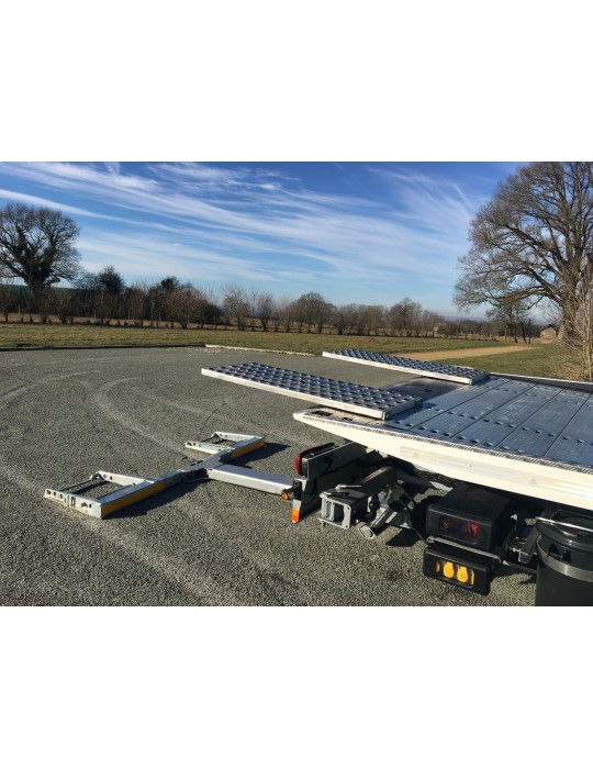 BAC DE RANGEMENT EN ALUMINIUM POUR RAMPES 1250MM