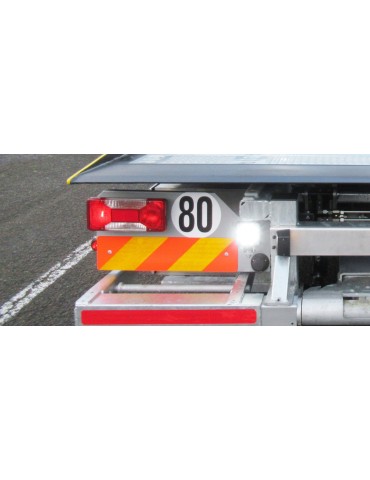 SUPPORT SIGNALISATION AR EN ALU ZINGUE COTE GAUCHE PF30 2