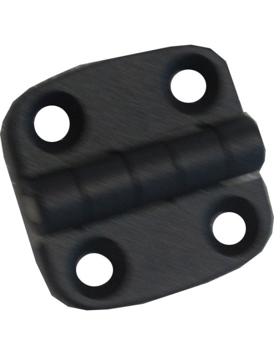 CHARNIÈRE A CAME EN ACIER NOIR 50x50