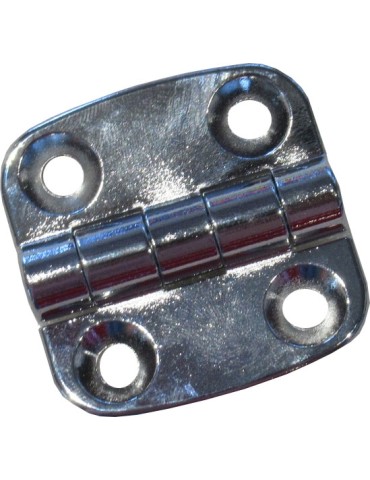 CHARNIÈRE A CAME EN ACIER CHROME 50X50