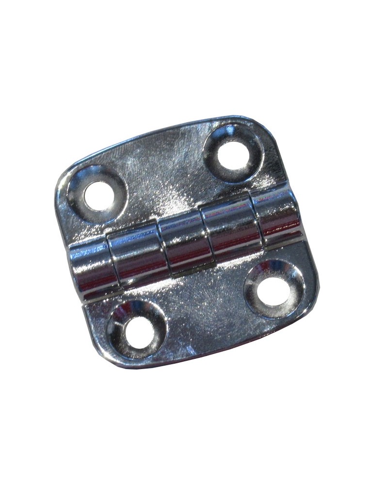 CHARNIERE A CAME EN ACIER CHROME 50X50