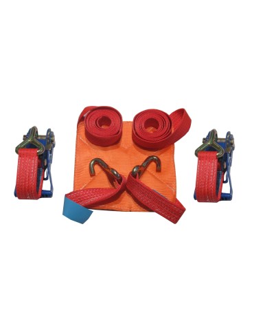 SANGLE D'ARRIMAGE PL EN CROIX AVEC 2 TENDEURS 2