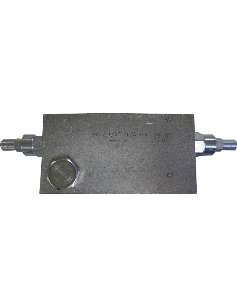 VALVE ÉQUILIBRAGE D.E 1/2 BANJO ACIER