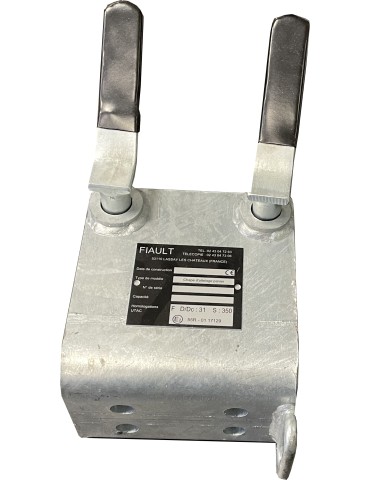 CHAPE D'ATTELAGE PANIER AMOVIBLE AVEC 2 BROCHES SANS CROCHET 2