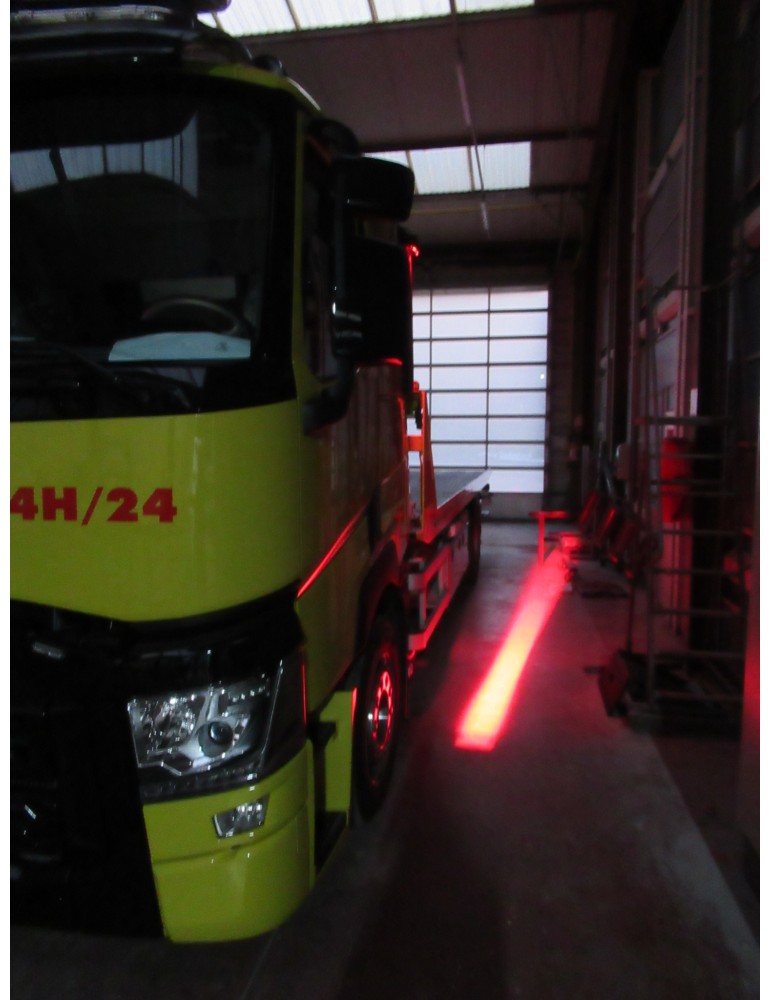 PHARE DE SECURITE CORRIDOR LIGNE ROUGE 10/80V