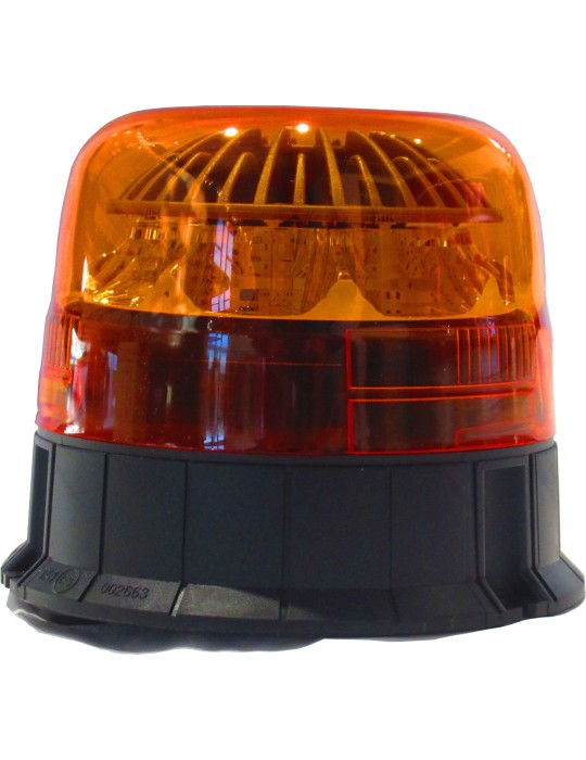 GYROPHARE LED ORANGE 12/24V (POTENCE)