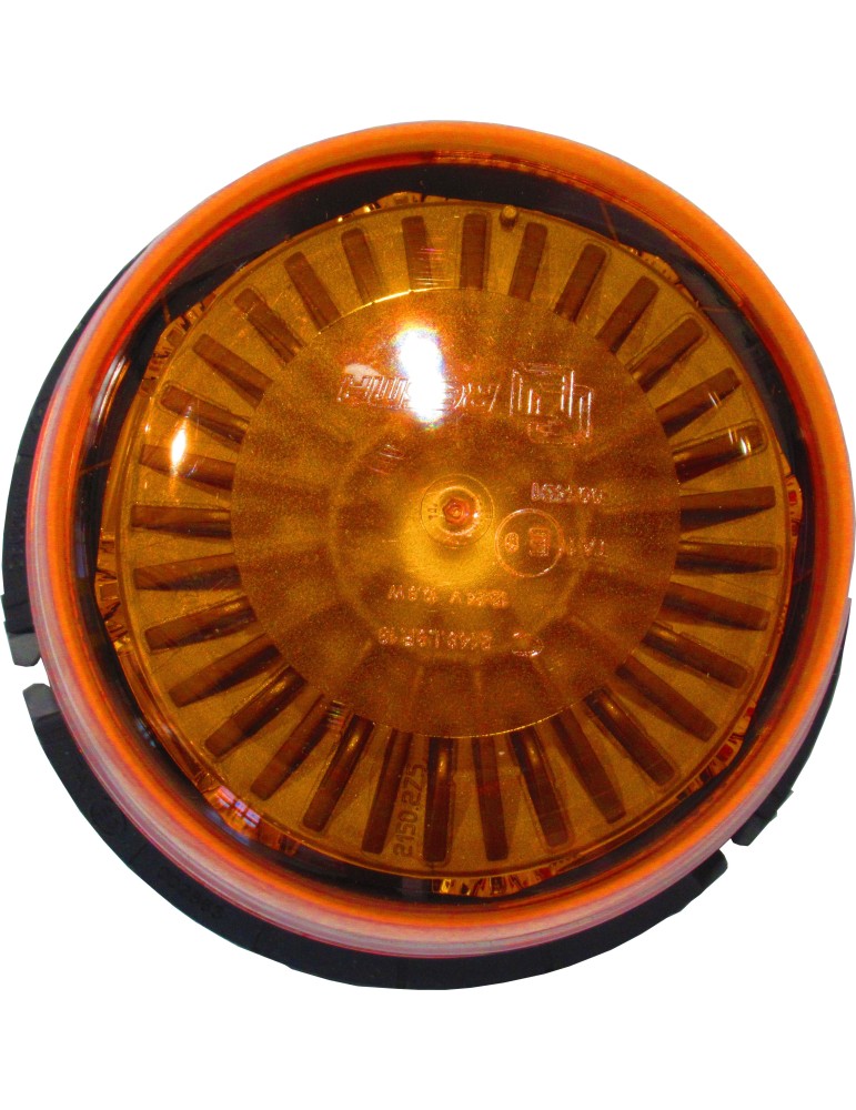 GYROPHARE LED ORANGE 12/24V (POTENCE)