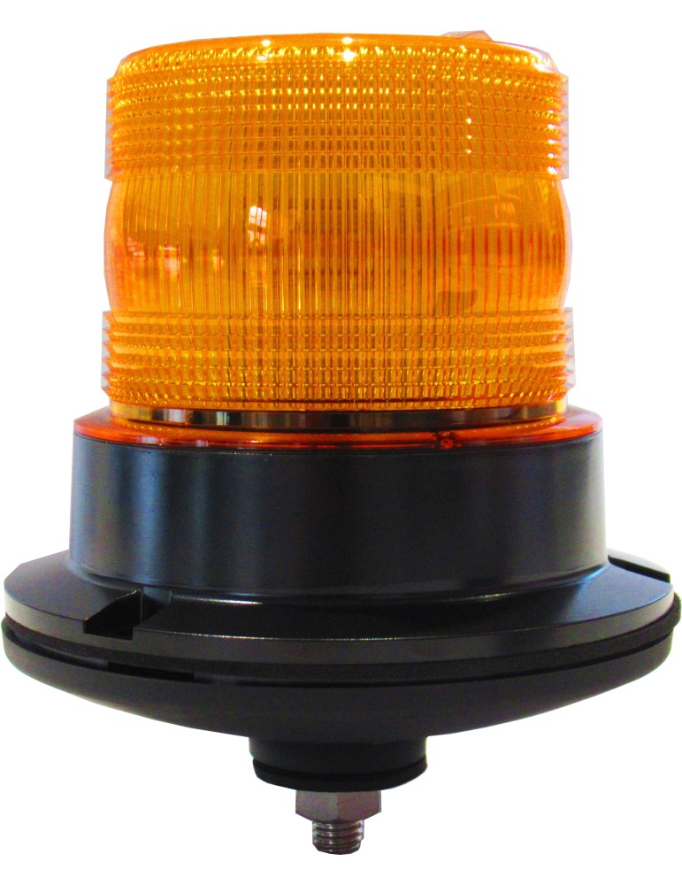 GYROPHARE LED ORANGE 12/24V (POTENCE)