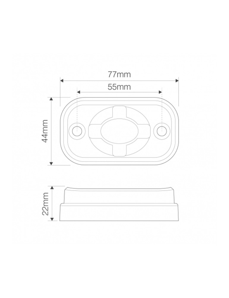 PHARE DE TRAVAIL A 3 LEDS NOIR 12/24V