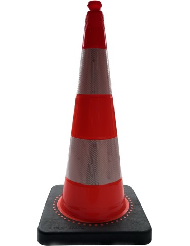 CONE DE SIGNALISATION RIGIDES CLASSE 2 + LESTE 750mm
