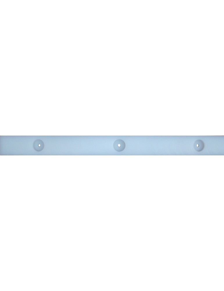 BANDE DE TEFLON BLANC PERFOREE 