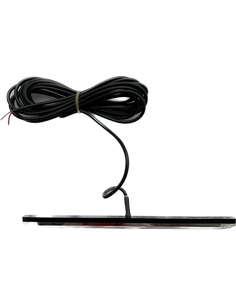 REGLETTE FEU ARRIERE/STOP A LED ENCASTRABLE TRANSLUCIDE 12V