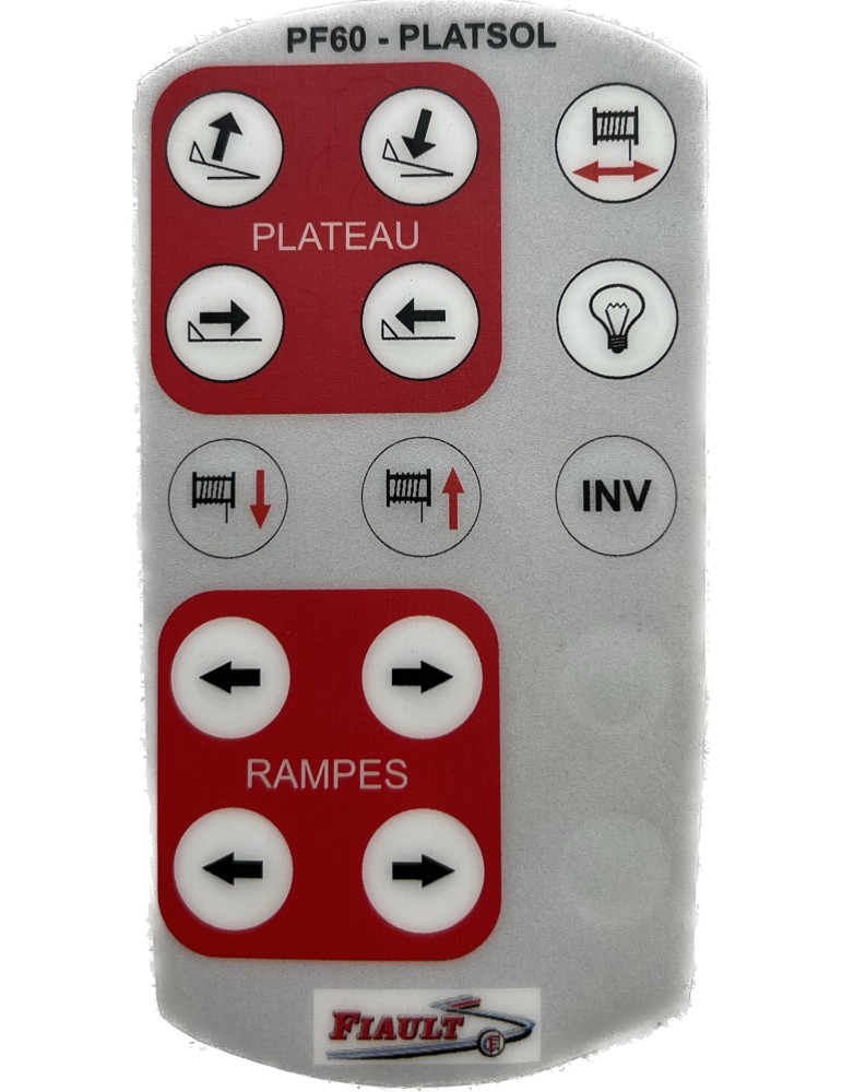 FACADE EMETTEUR 15 BOUTONS T60 FACADE EMETTEUR 15 BOUTONS T60