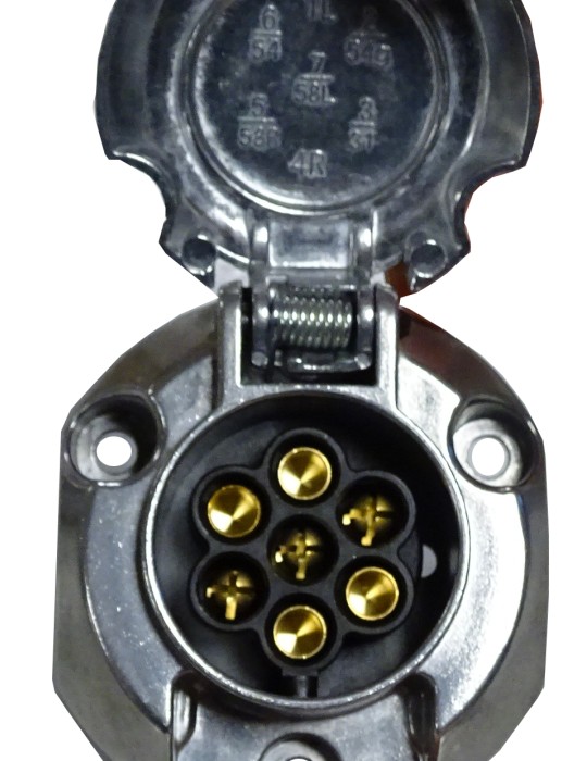 SOCLE 7 BROCHES VL METAL