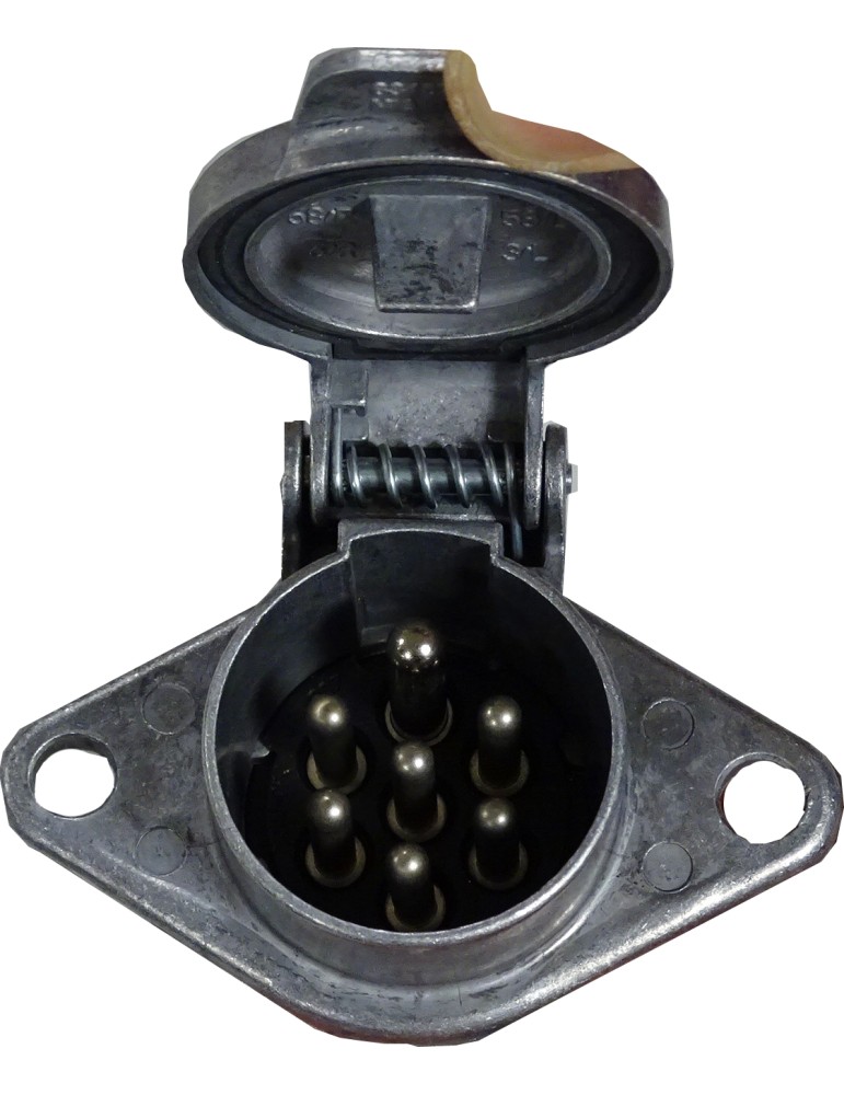 SOCLE 7 BROCHES PL METAL