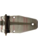 CHARNIERE PLATE PATTE ETROITE INOX A GRAISSEUR
