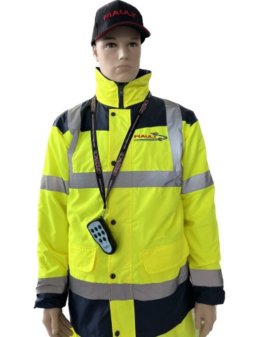 PARKAFIAULT HAUTE VISIBILITE JAUNE 2