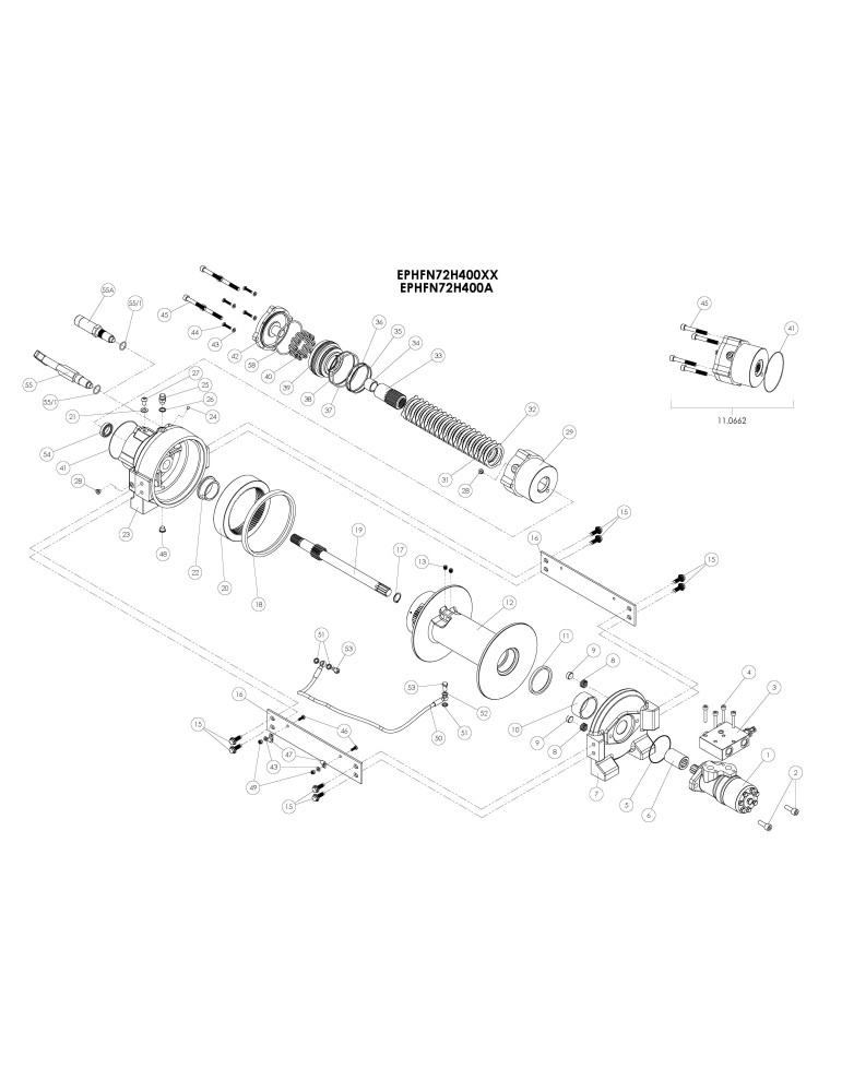 TREUIL HYDRAULIQUE 7T1