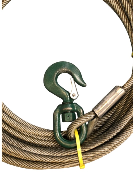 CABLE TREUIL 9X20M CROCHET LINGUE