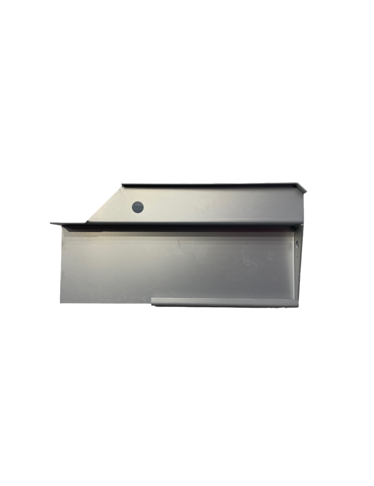 SUPPORT SIGNALISATION AR EN ALU ZINGUE COTE GAUCHE PF60 - H 385mm