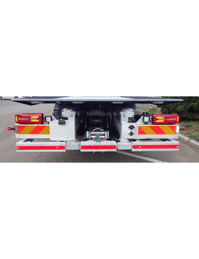 SUPPORT SIGNALISATION AR EN ALU ZINGUE COTE GAUCHE PF60 - H 330mm