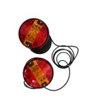 FEUX DE REMORQUAGE MAGNETIQUE RADIO 12V