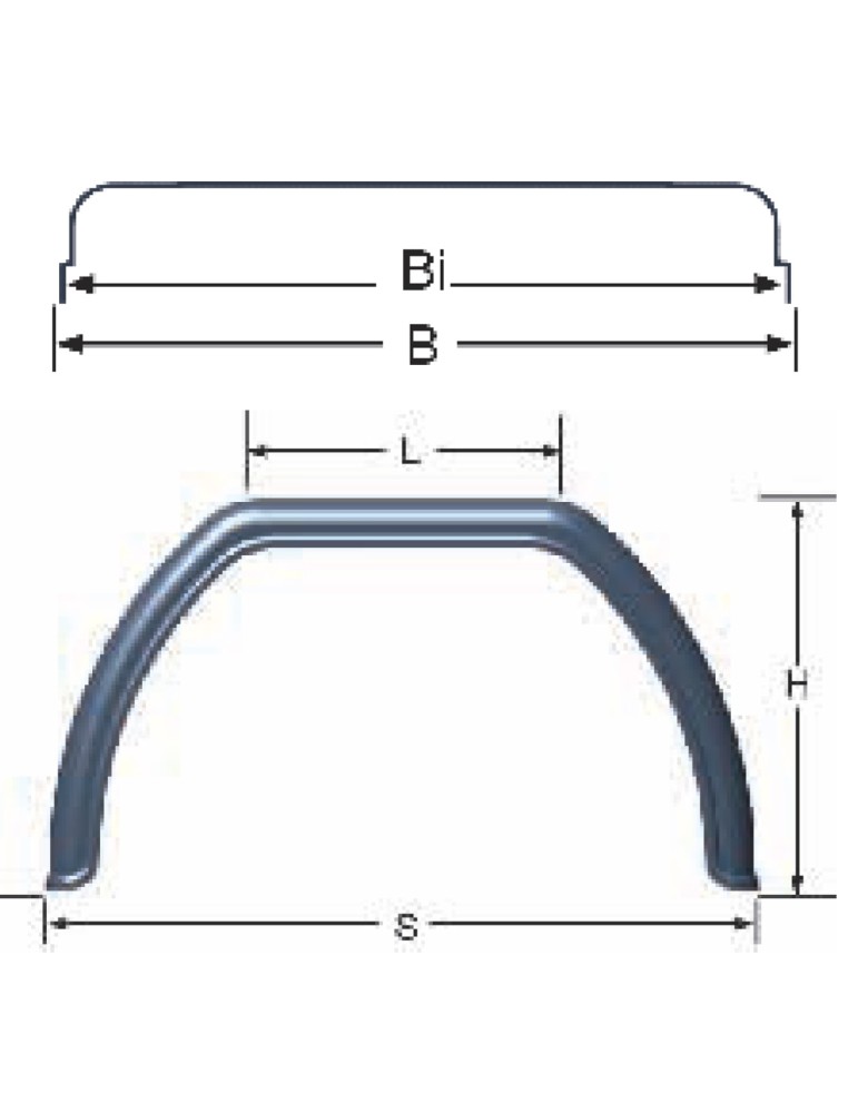 AILE POLYURETHANE AVEC MEPLAT TYPE J37F