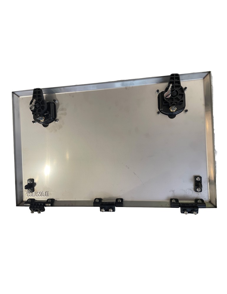 PORTE DE COFFRE EN INOX OPAQUE