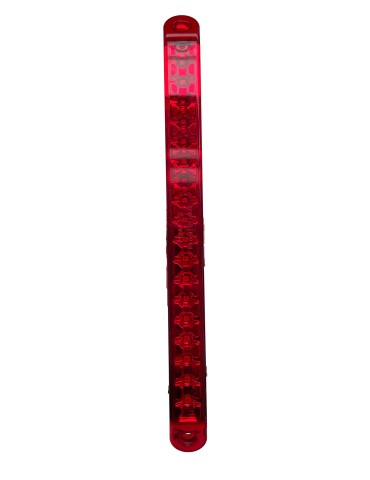 REGLETTE FEU POSITION ROUGE 18 LEDS 12V 2