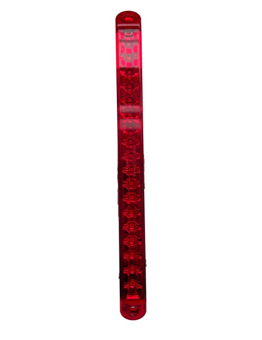 REGLETTE FEU POSITION ROUGE 18 LEDS 12V