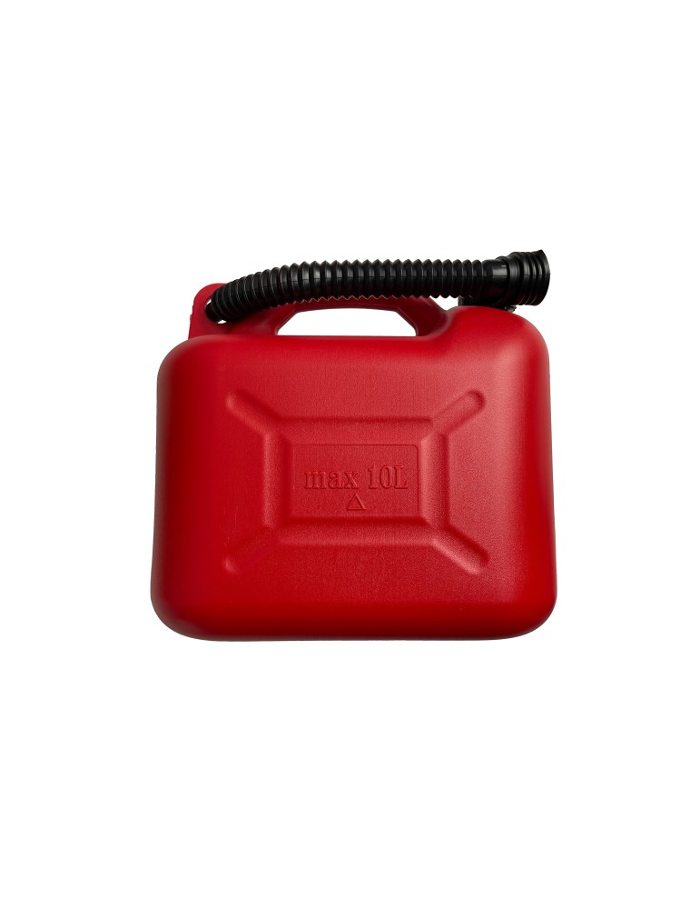 JERRICAN PLASTIQUE ROUGE 10L