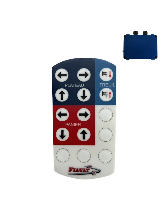 FACADE EMETTEUR 15 BOUTONS T60