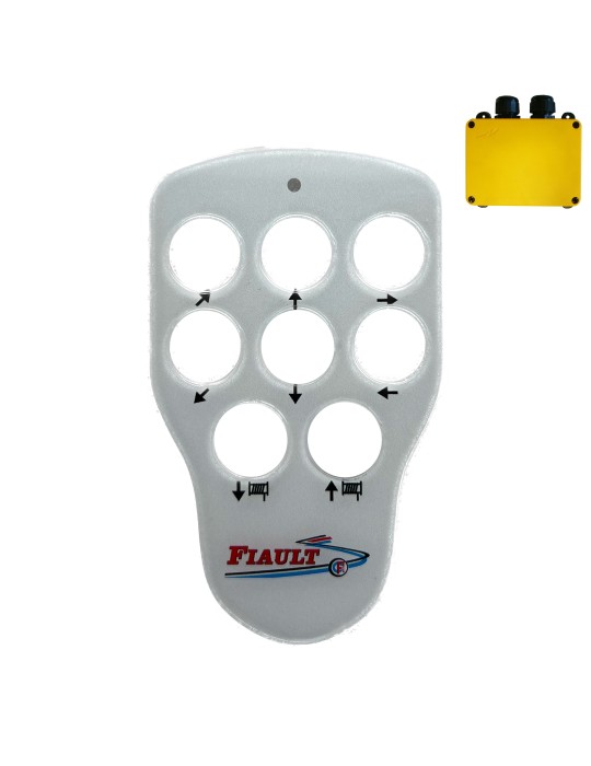 FACADE EMETTEUR 8 BOUTONS 4X4 PN-T21-8