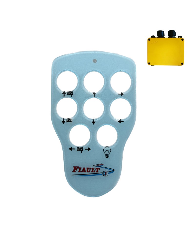 FACADE EMETTEUR 8 BOUTONS PLATEAU PN-T21-8