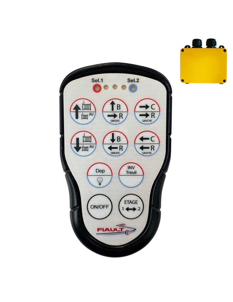 EMETTEUR TELERADIO PANTHER 10 BOUTONS - 2 NIVEAUX