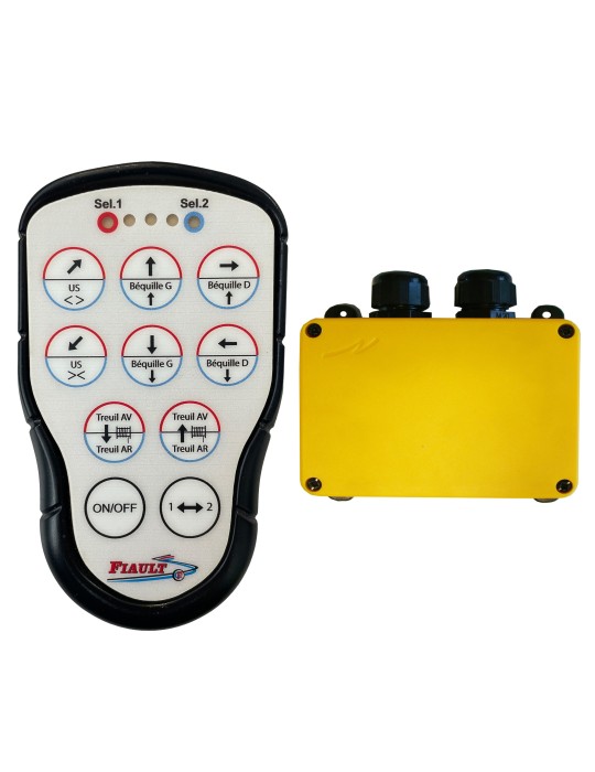 RADIOCOMMANDE TELERADIO PANTHER 16 FONCTIONS 4x4 PANIER US - BEQUILLES - 2 TREUILS