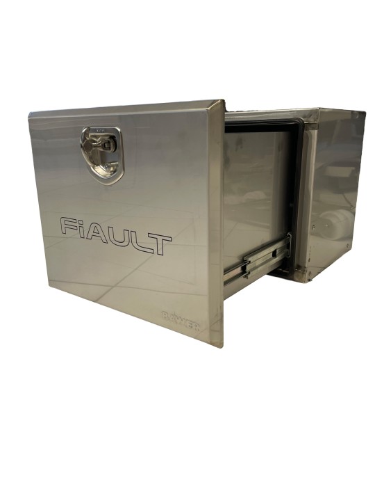 STAINLESS STEEL CHAIN BOX WITH SLIDING DRAWER