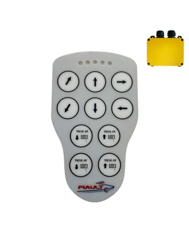 PANTHER PF3000 10-BUTTON FRONT PANEL - 2 WINCHES