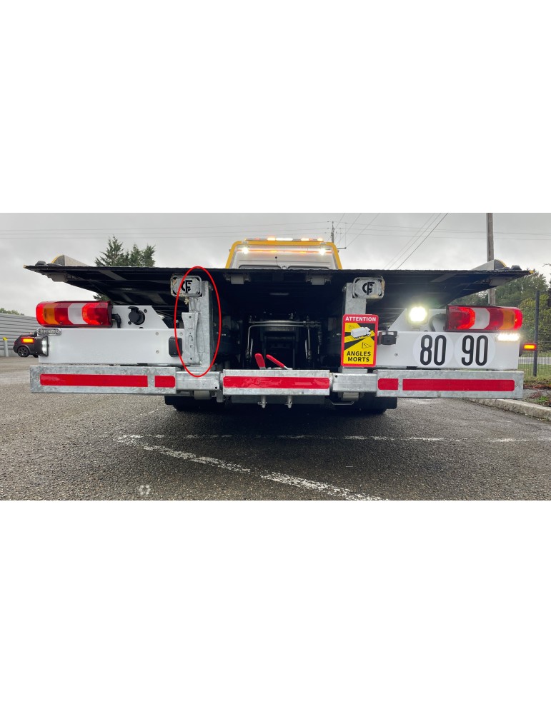 FOURREAU BEQUILLE GAUCHE GALVA A BOULONNER