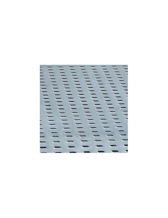 PLANCHER TP GALVANISÉ ET PERFORÉ