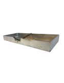 OPEN ALUMINIUM STORAGE TRAY FOR HANDRAIL